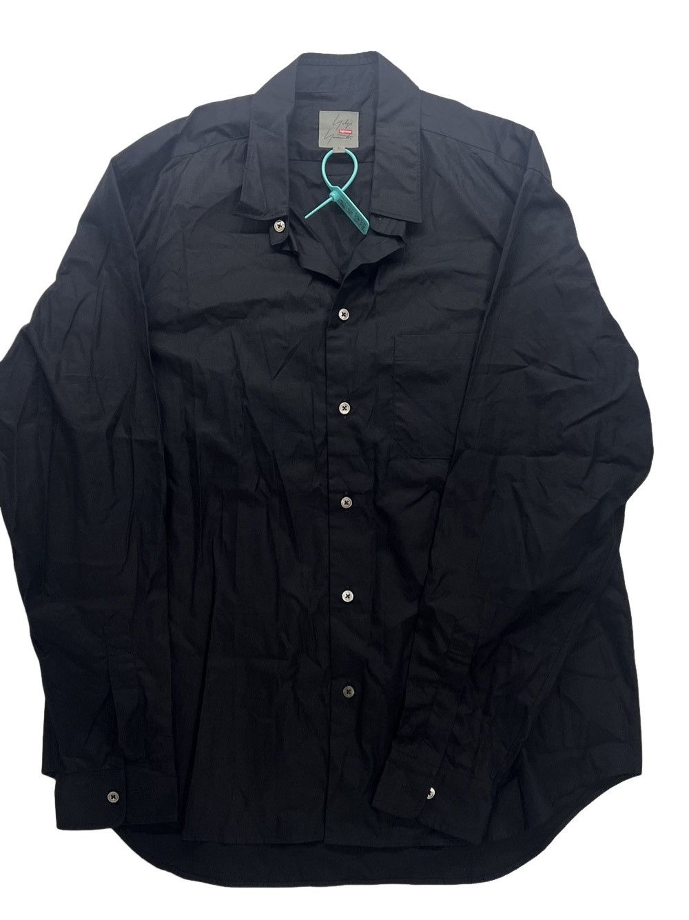 Supreme Supreme Flowers Guayabera Shirt - Black | Grailed