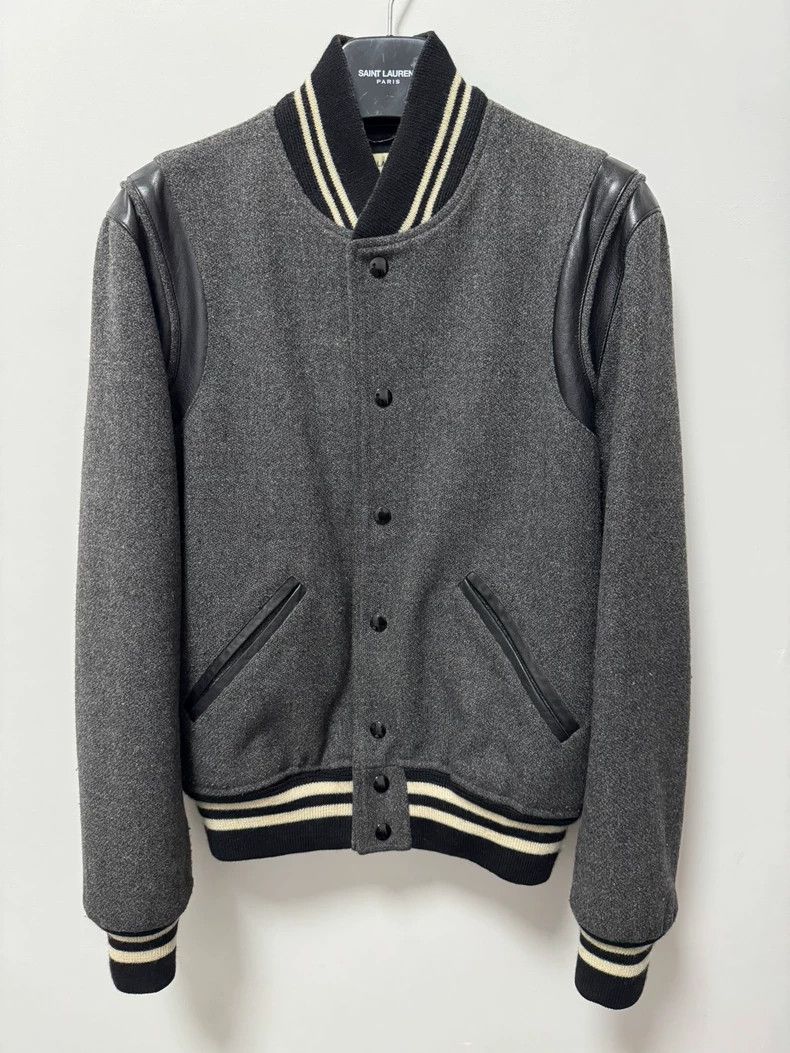Saint Laurent Paris saint laurent paris14fw snowflake patchwork black grey Tedd Size US S / EU 44-46 / 1 - 1 Thumbnail