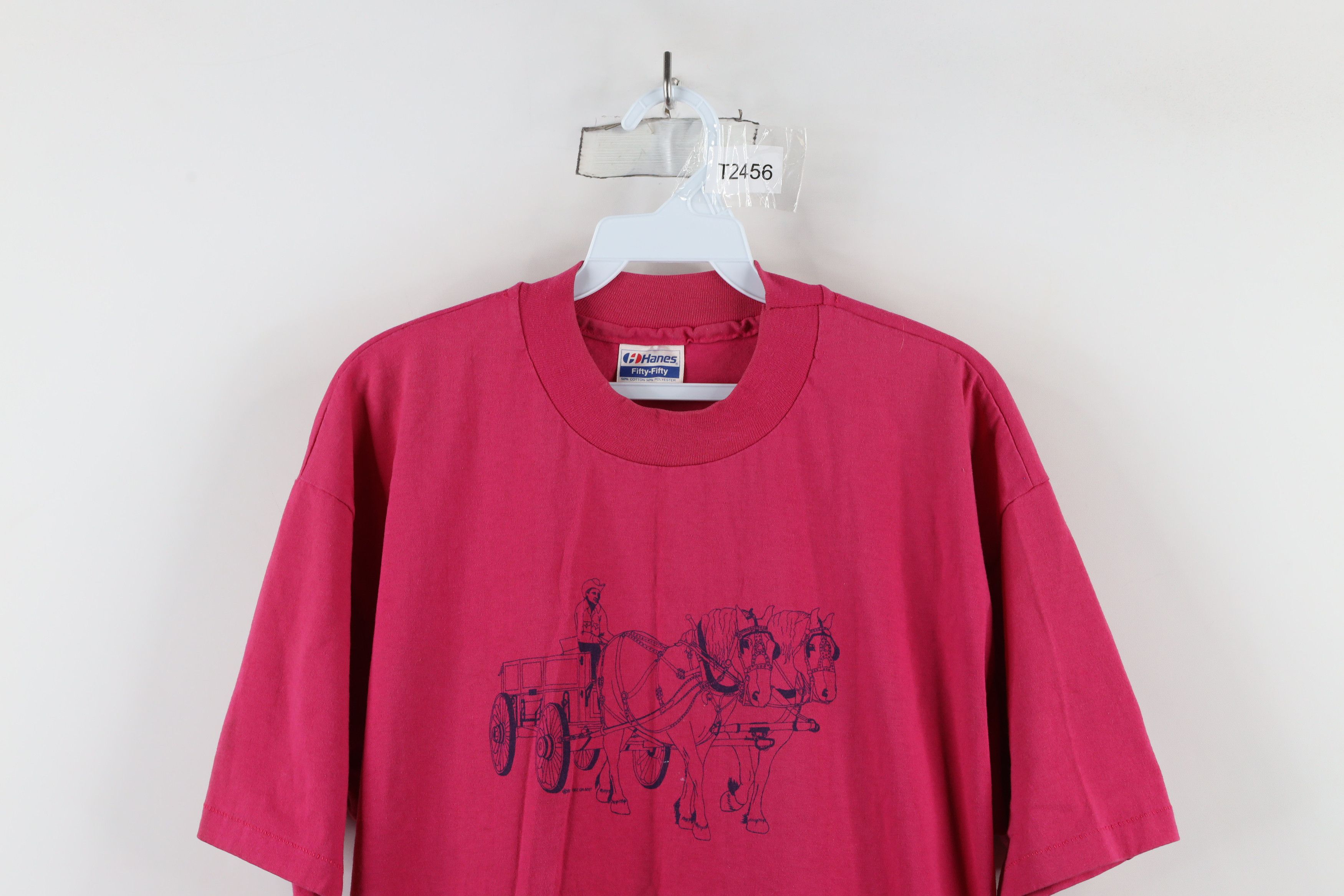 Vintage Vintage 80s 90s Streetwear Western Carriage T-Shirt USA Size US XL / EU 56 / 4 - 2 Thumbnail