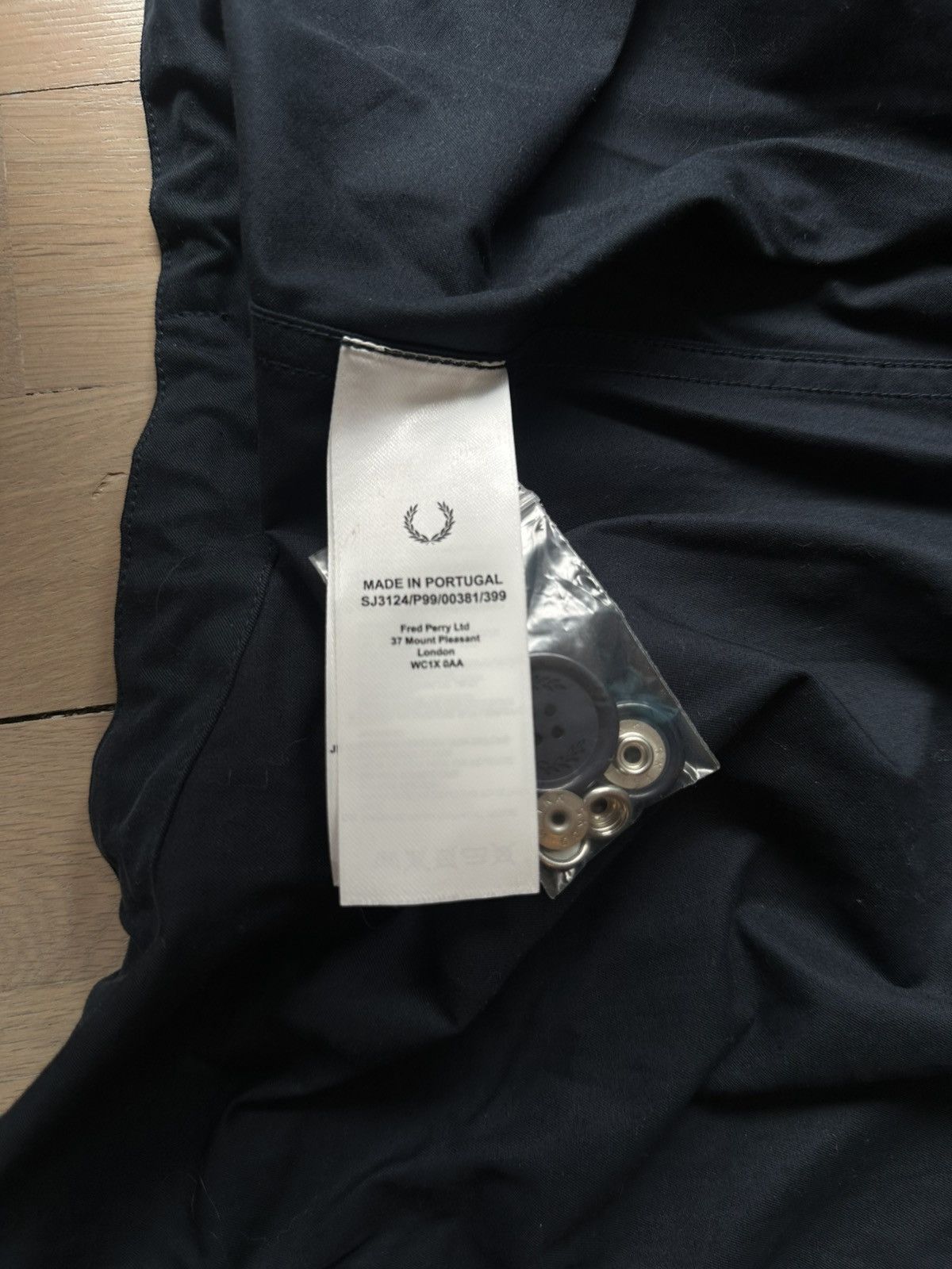Fred Perry × Raf Simons RAF SIMONS X FRED PERRY PARKAS NAVY Size US XL / EU 56 / 4 - 11 Thumbnail