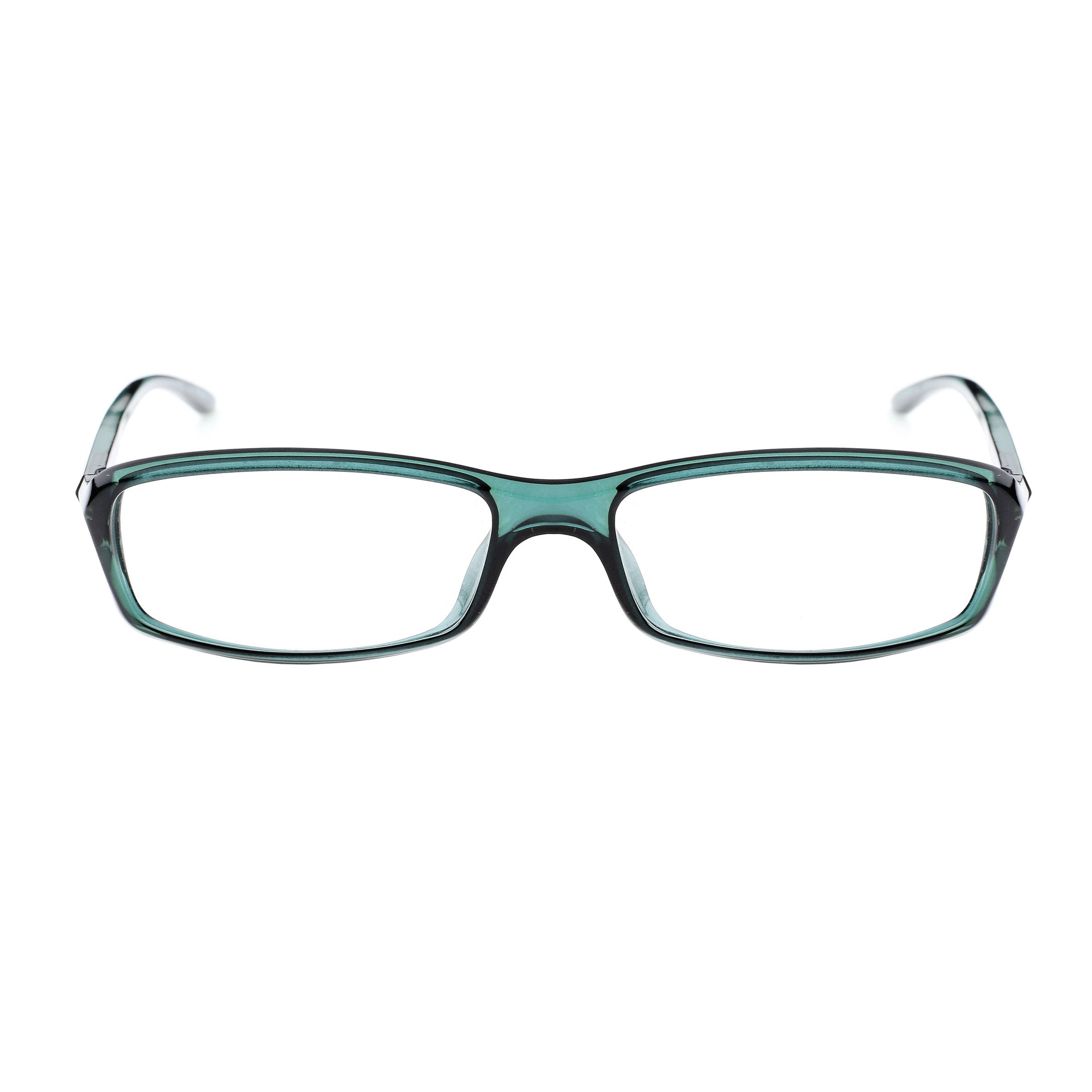 Yves Saint Laurent Yves Saint Laurent FW03 Dark Green Transparent Flat Glasses Size ONE SIZE - 2 Thumbnail