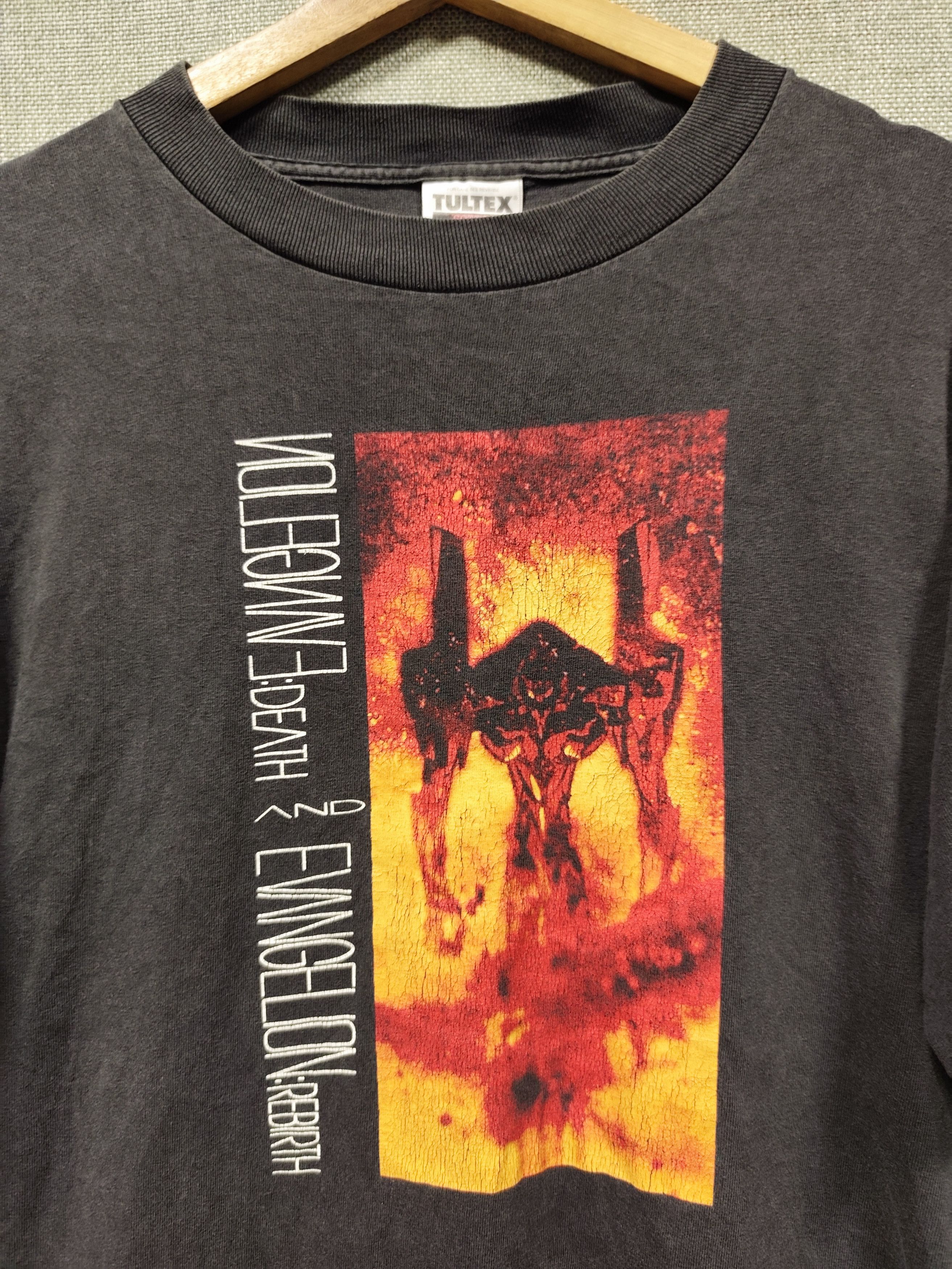 Anime × Tultex × Vintage Vintage 1997 Evangelion Death & Rebirth Promo Tee Size US L / EU 52-54 / 3 - 3 Thumbnail