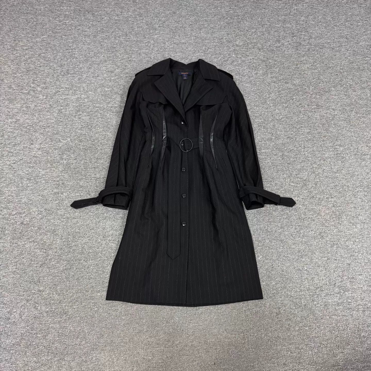 Louis Vuitton LV Patchwork Vertical Stripe Trench Coat 36 Mint Size XS / US 0-2 / IT 36-38 - 1 Thumbnail