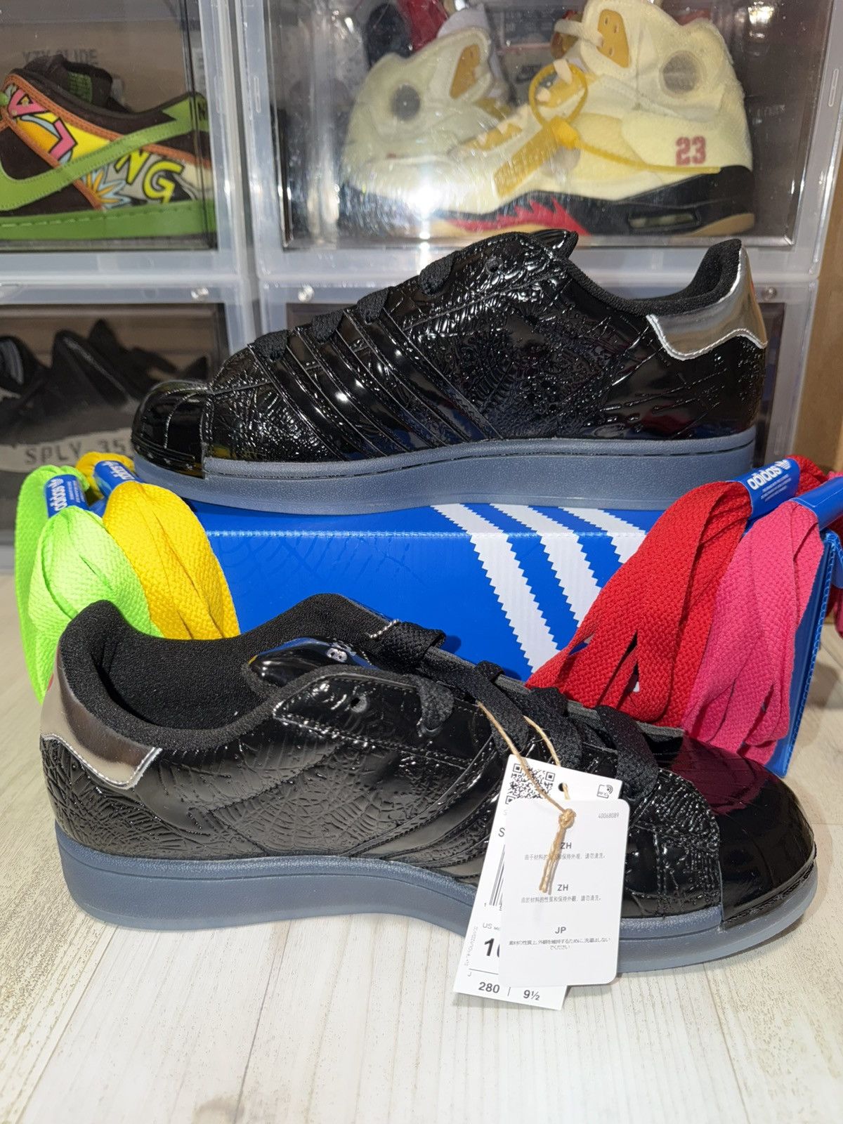 Adidas Adidas Superstar Sp5der Black Size US 10 / EU 43 - 3 Thumbnail