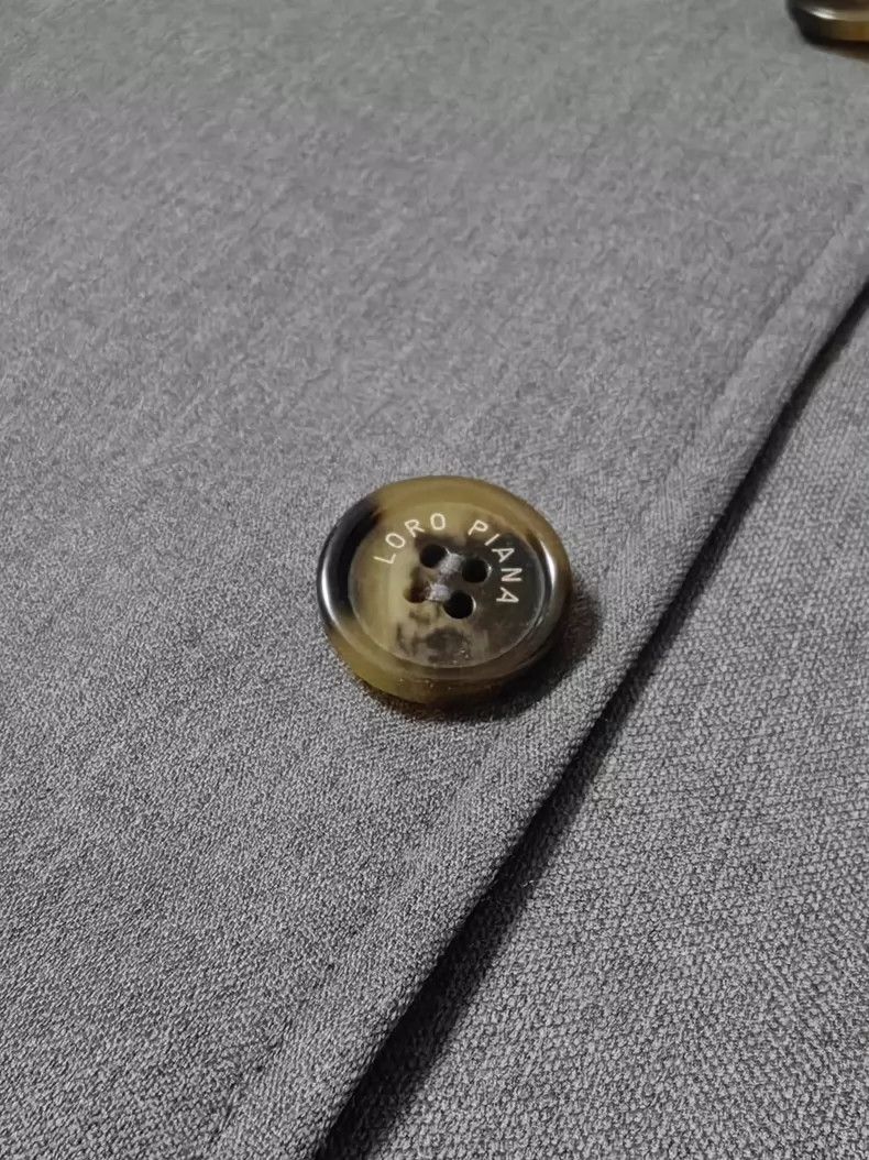 Loro Piana LORO PIANA Unstructured wool coat with long sleeves Size L / US 10 / IT 46 - 7 Thumbnail