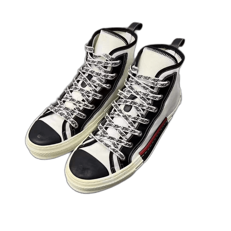 Dior Dior Black and White High-Top Sneakers-yf Size US 10 / EU 43 - 1 Thumbnail