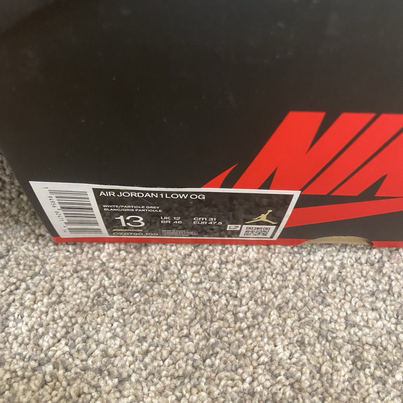 Nike Nike Air Jordan 1 Retro '85 OG Low Neutral Grey Size 13 Size US 12 / EU 45 - 9 Thumbnail