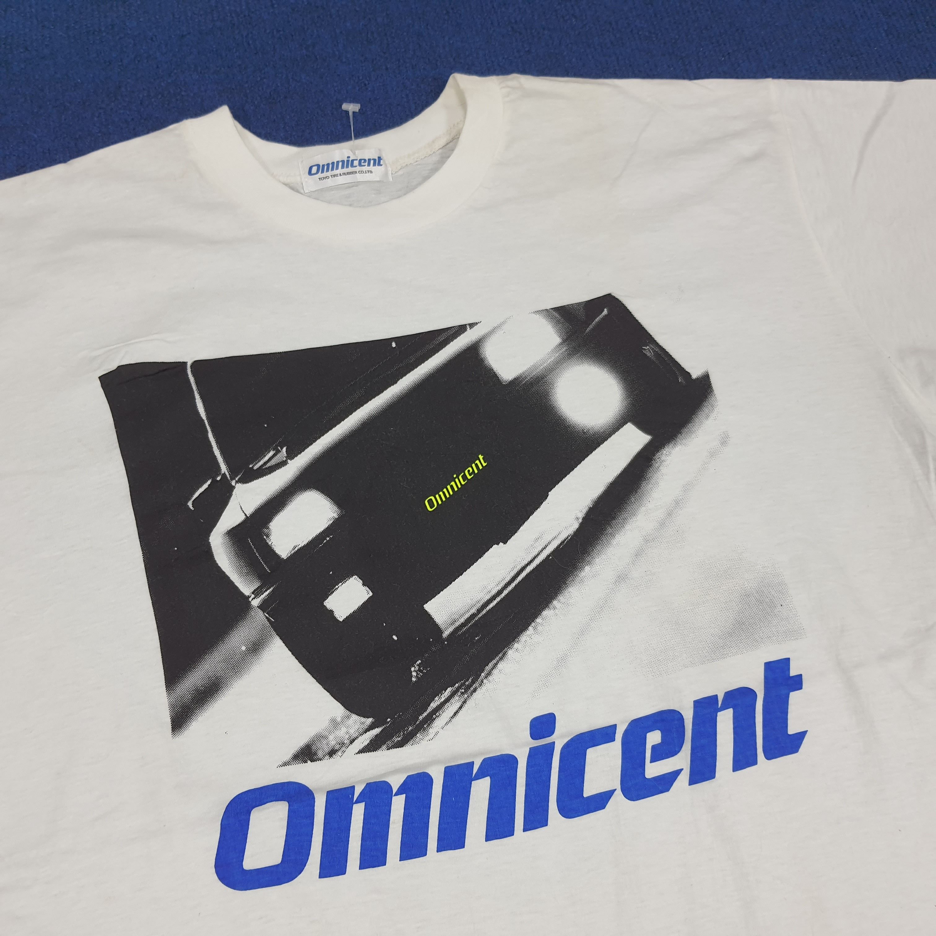 Japanese Brand × Vintage Vintage Omnicent Japanese Brand Motorsports Tshirt Size US M / EU 48-50 / 2 - 2 Thumbnail
