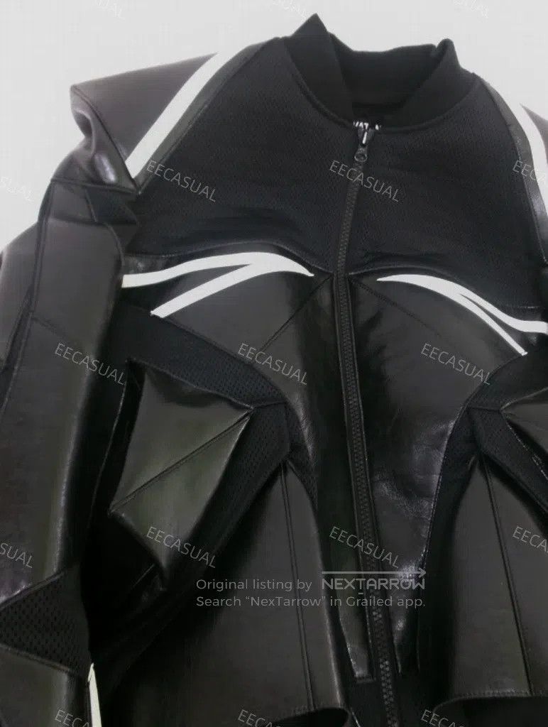 Junya Watanabe Junya Watanabe Black deconstructed leather pilot leather j Size S / US 4 / IT 40 - 6 Thumbnail