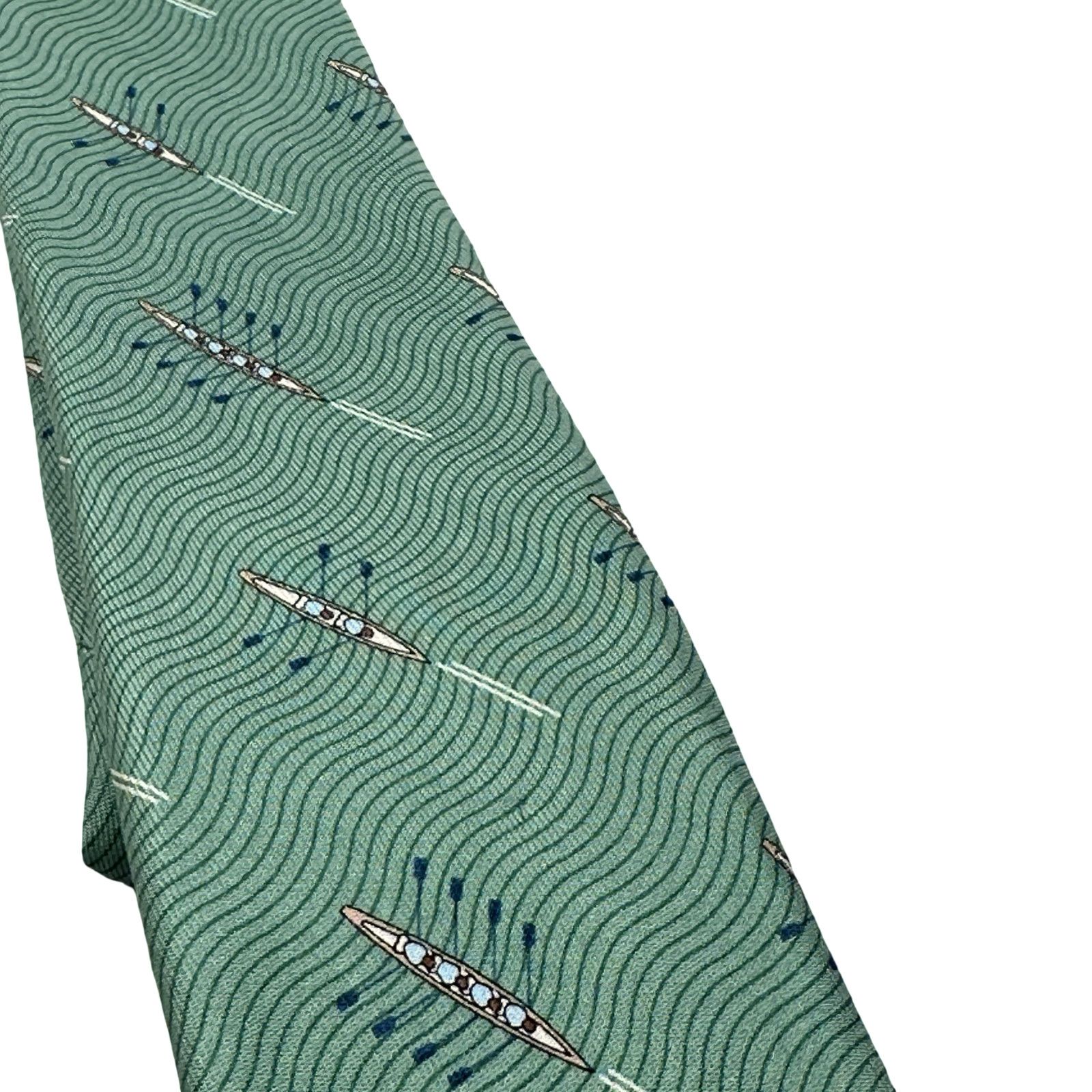 Vineyard Vines Vineyard Vines Skinny Thin Neck Tie Men Green 2.5" X 57" New Size ONE SIZE - 2 Thumbnail