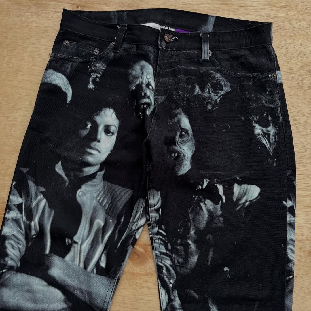 Michael Jackson Thriller Denim "Michael Jackson" Size US 32 / EU 48 - 3 Thumbnail