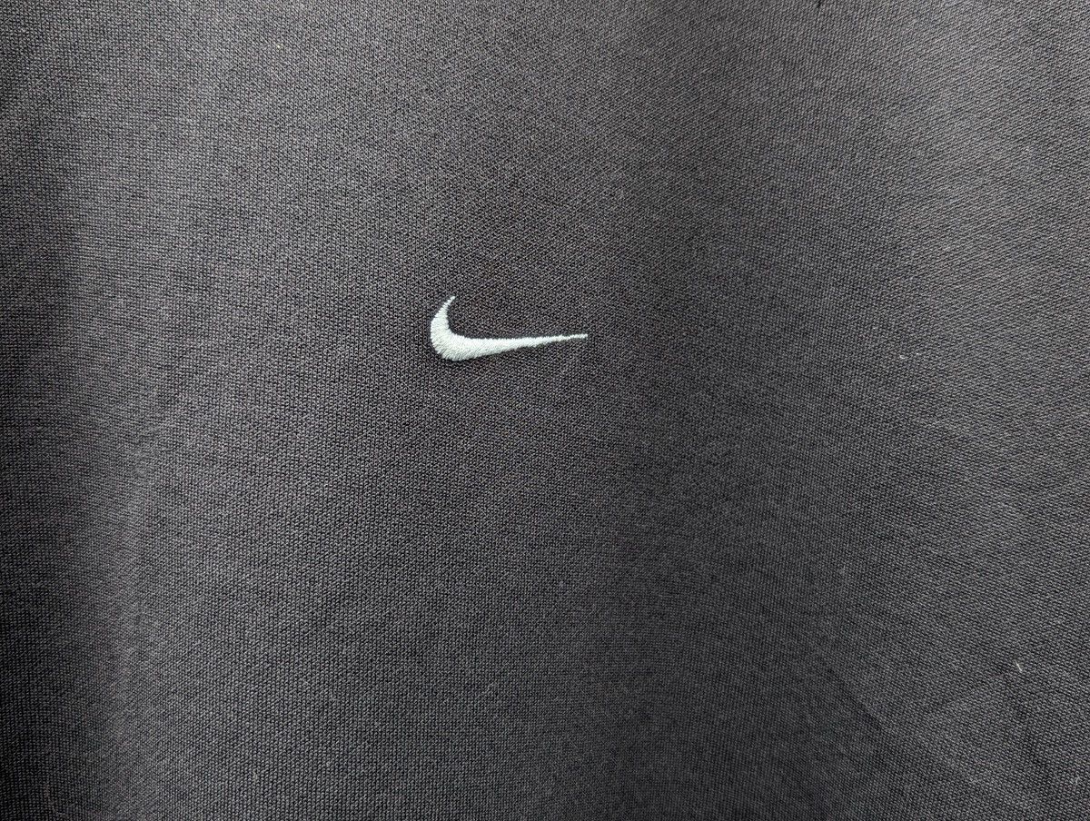 Nike Nike Jersey T-Shirt Embroidered Logo Vintage Black Blockcore Size US XL / EU 56 / 4 - 5 Thumbnail