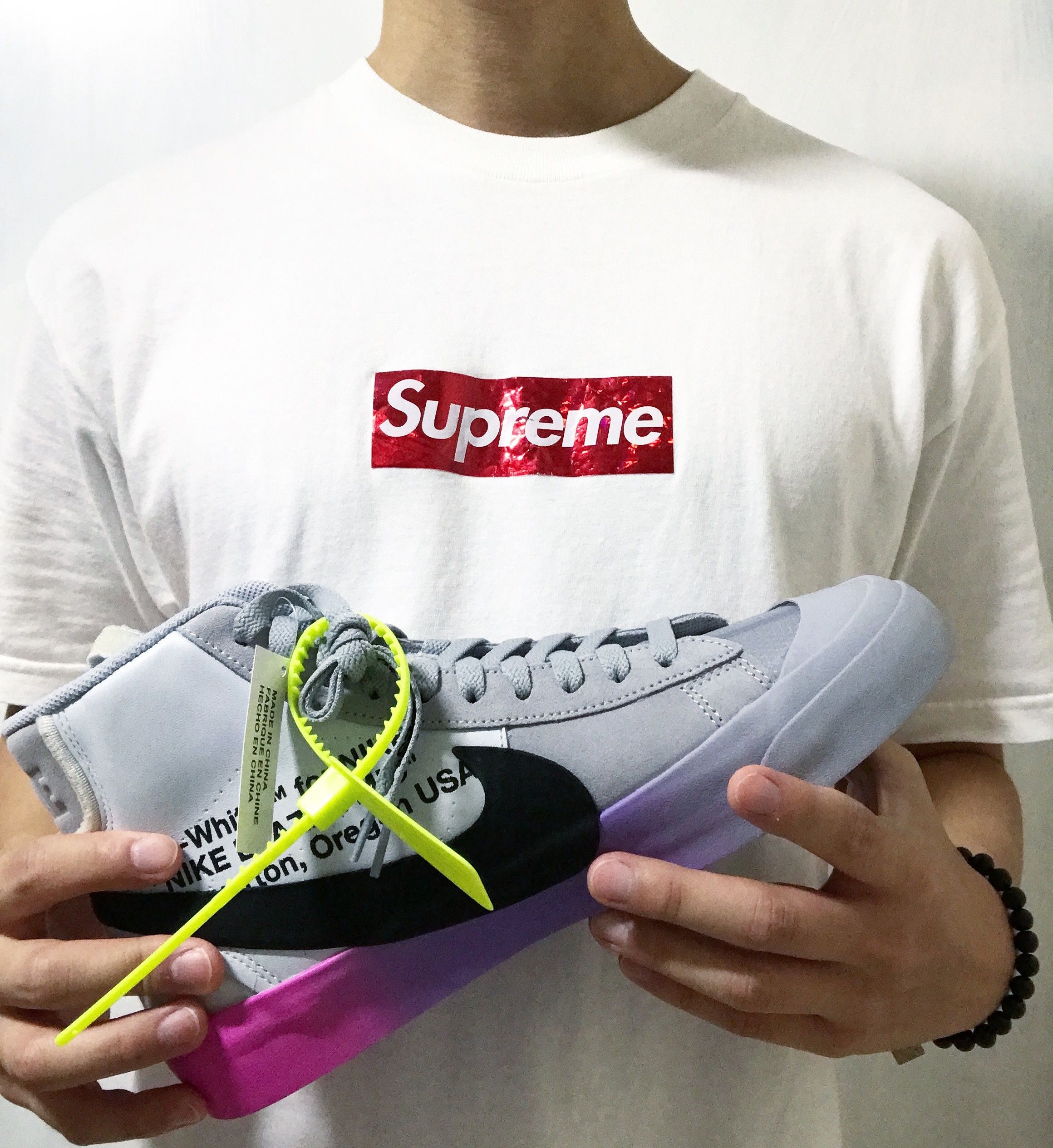 Supreme Supreme 2006 Holographic Box Logo Tee Red On White Size US L / EU 52-54 / 3 - 10 Thumbnail