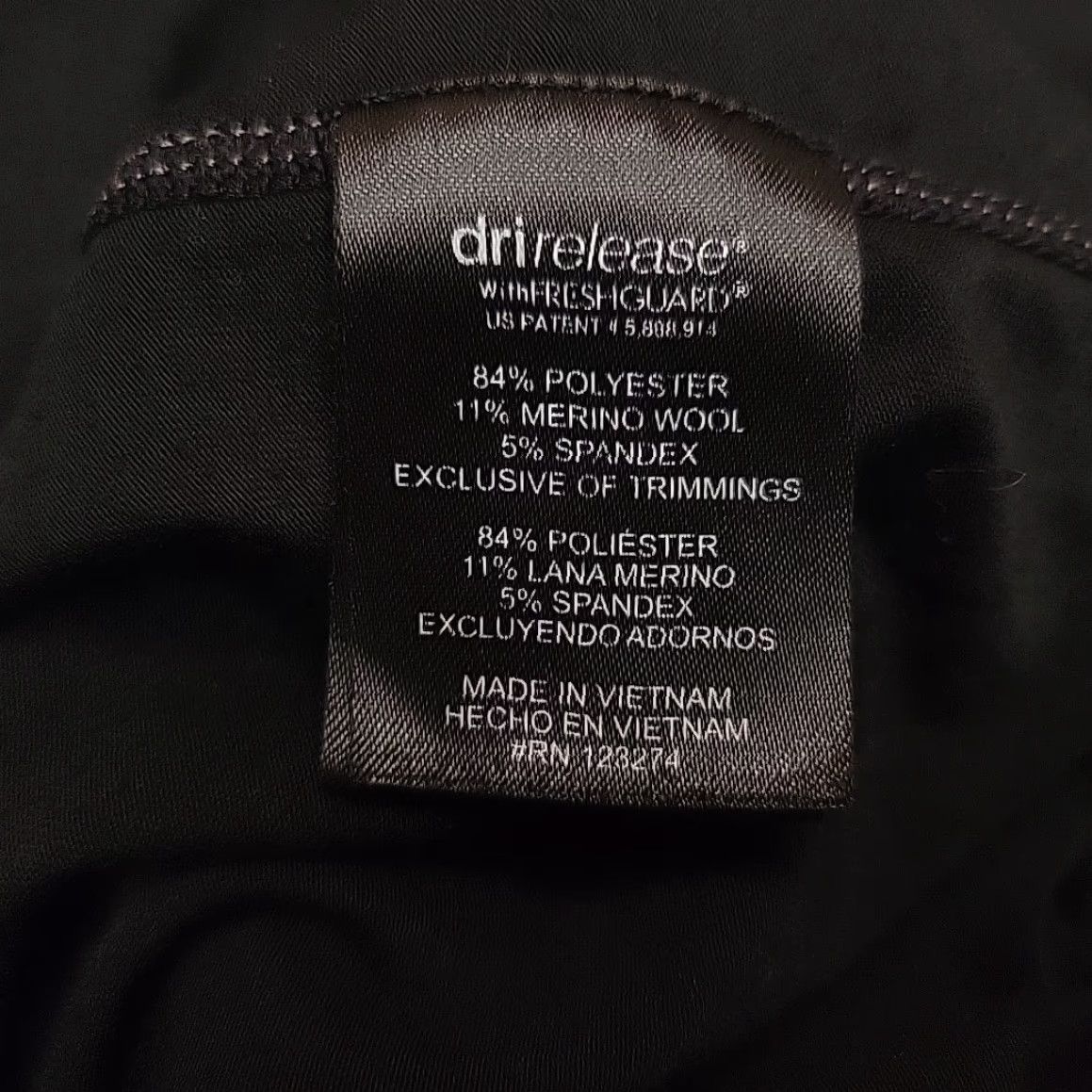 Vintage Paradox Shirt Men M Black Merino Wool Blend Dri Release 1/4 Zip Long Sleeve Size US M / EU 48-50 / 2 - 5 Thumbnail