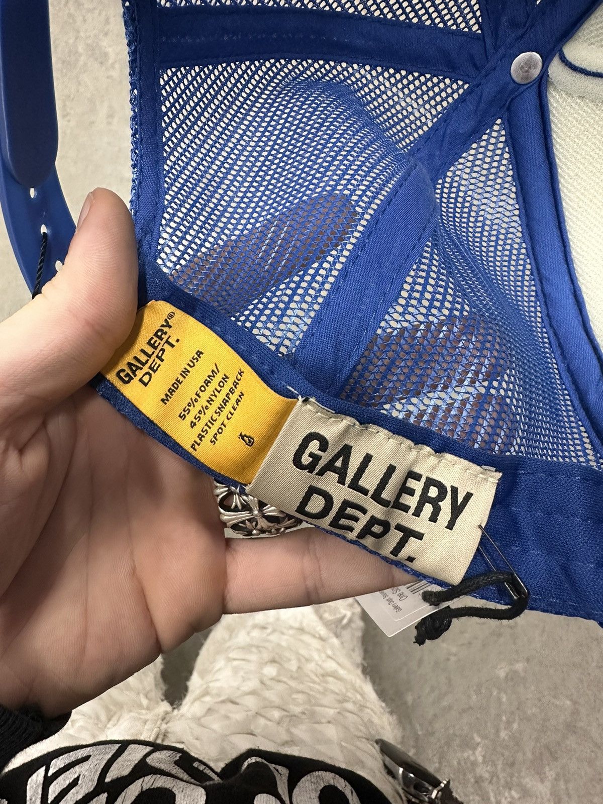 Gallery Dept. Gallery Dept. Souvenir Trucker Hat Blue New Size ONE SIZE - 4 Thumbnail