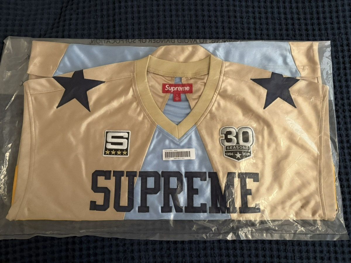 Supreme Supreme star football jersey gold NEW Small Size US S / EU 44-46 / 1 - 4 Thumbnail