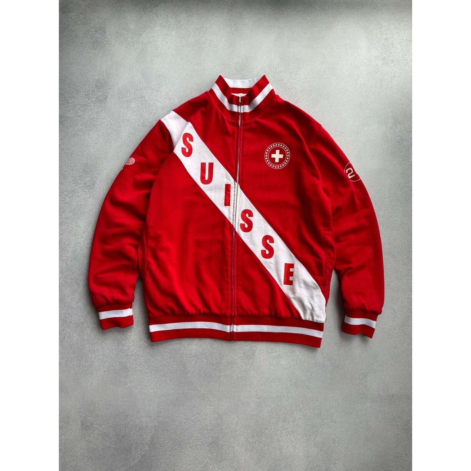 Vintage VTG Roger Federer Switzerland Tennis Reversible Heavy Zip Ol Size US XL / EU 56 / 4 - 1 Thumbnail