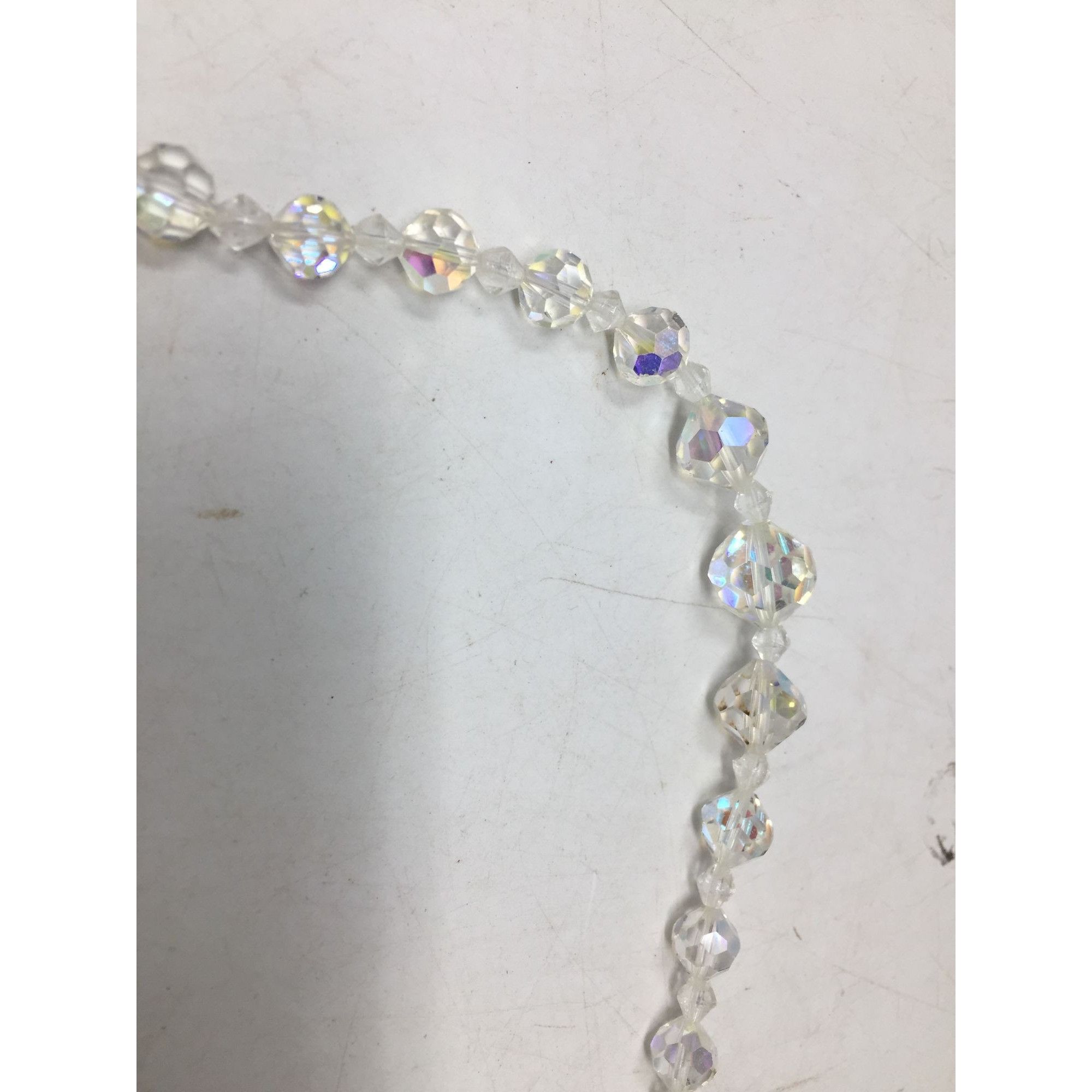 Other Beautiful Women's Necklace with Clear Beads on it & Clasp Size ONE SIZE - 3 Thumbnail