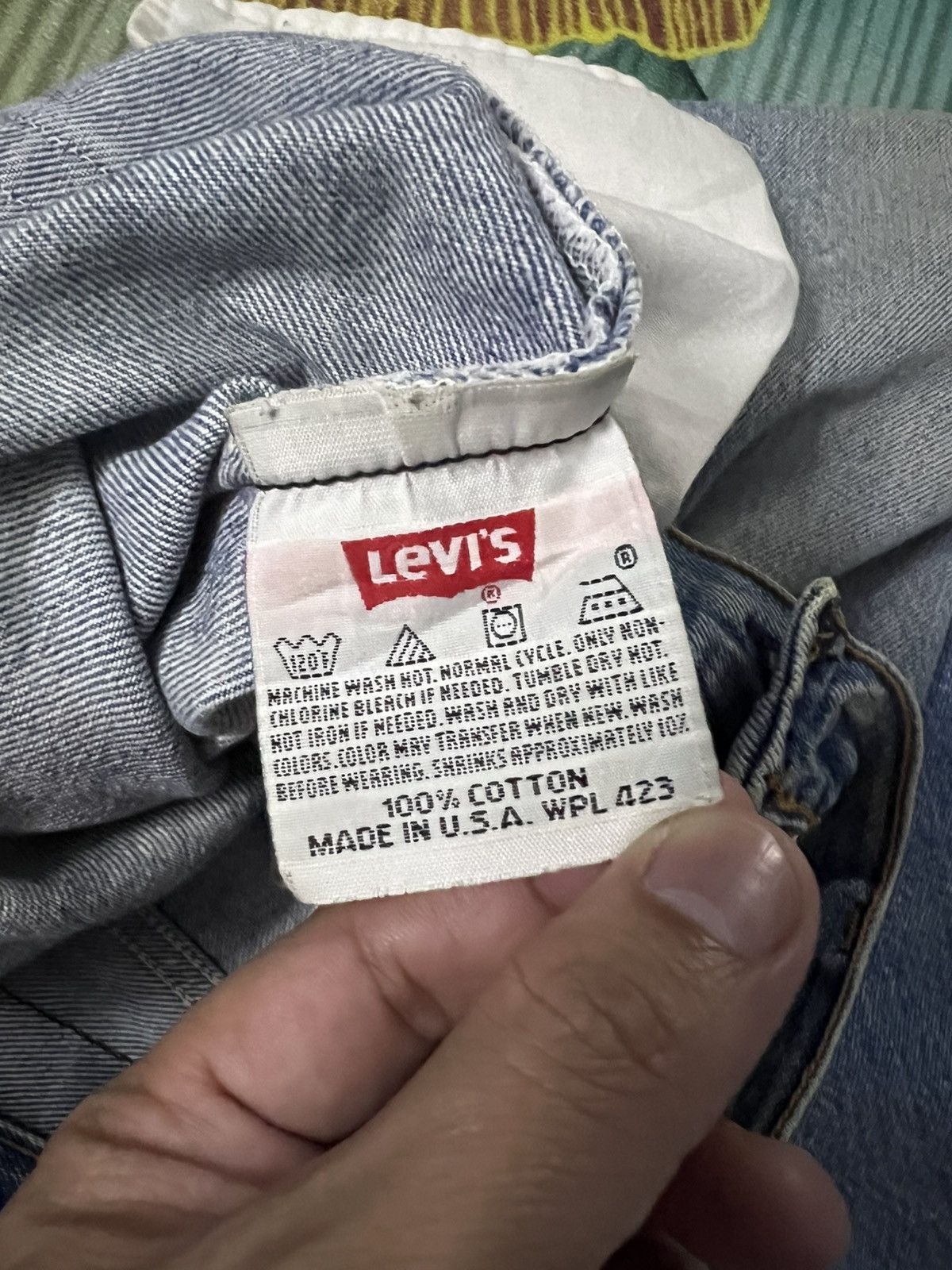 Levi's 💥Vintage 90’s Levis 501xx Distress Mud Wash Jean USA Size US 32 / EU 48 - 21 Thumbnail