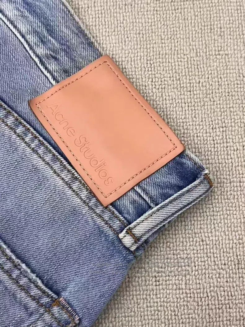 Acne Studios Acne Studios Washed Cleanfit Non-Stretchy Low-Waist Loose Size US 28 / EU 44 - 3 Thumbnail