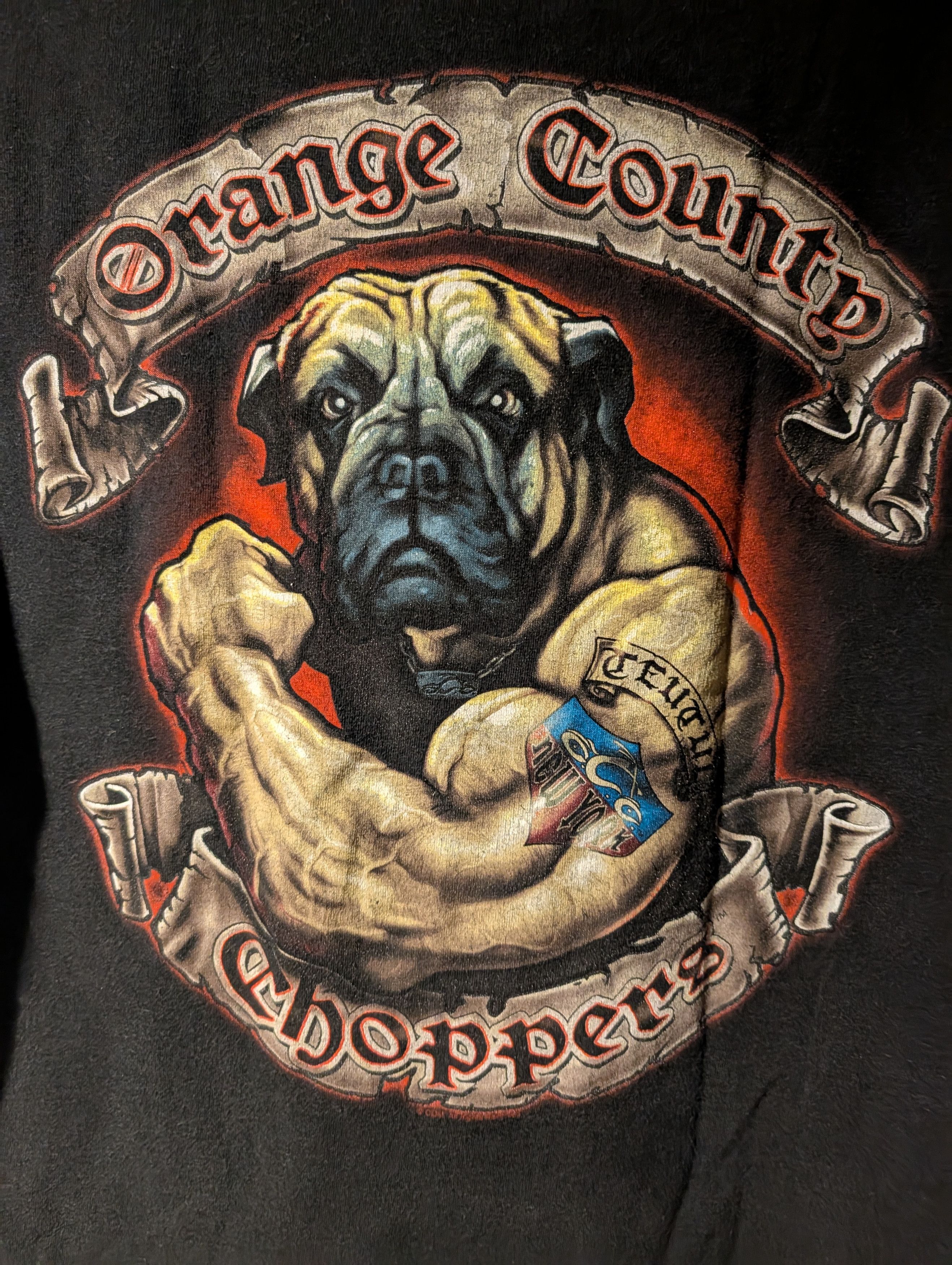 West Coast Choppers Vintage Y2K Orange County Choppers Motorcycle T-Shirt Size US L / EU 52-54 / 3 - 2 Thumbnail