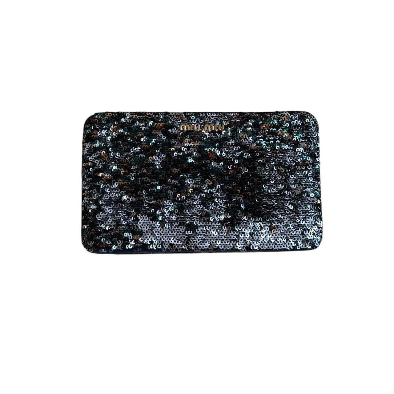 Miu Miu Miu Miu Women's Black and Grey Wallet-purs Size ONE SIZE - 2 Thumbnail