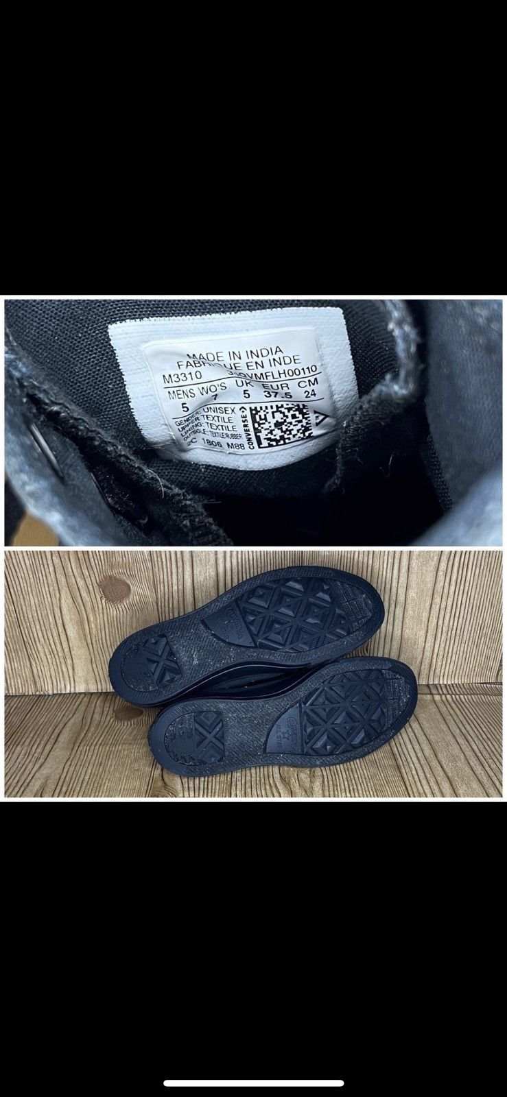 Converse Converse Chuck Taylor All Star high Top Unisex Shoe black Size US 7 / IT 37 - 5 Thumbnail