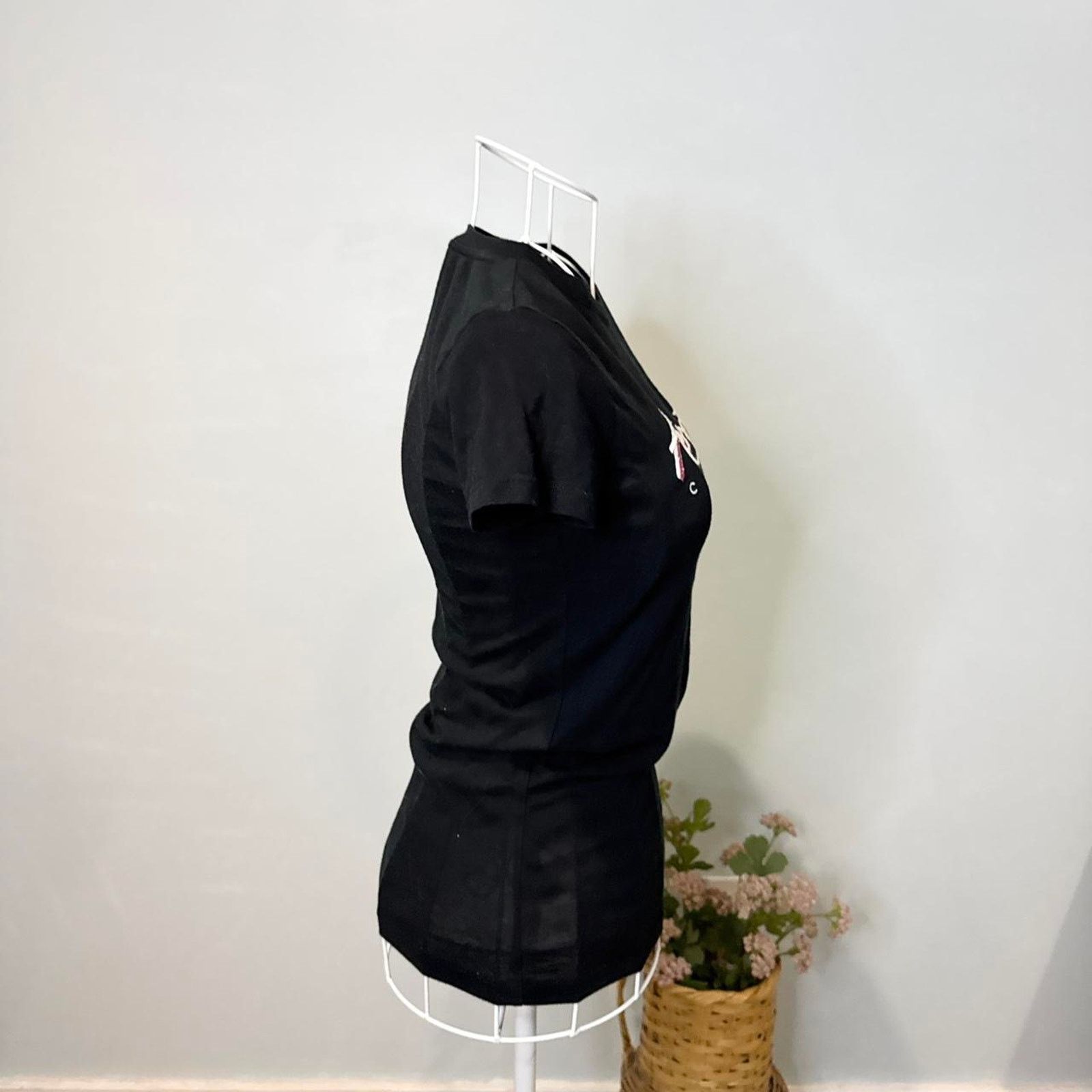 Aeropostale Cute vintage y2k black and pink Aeropostale tight t shirt Size S / US 4 / IT 40 - 3 Thumbnail
