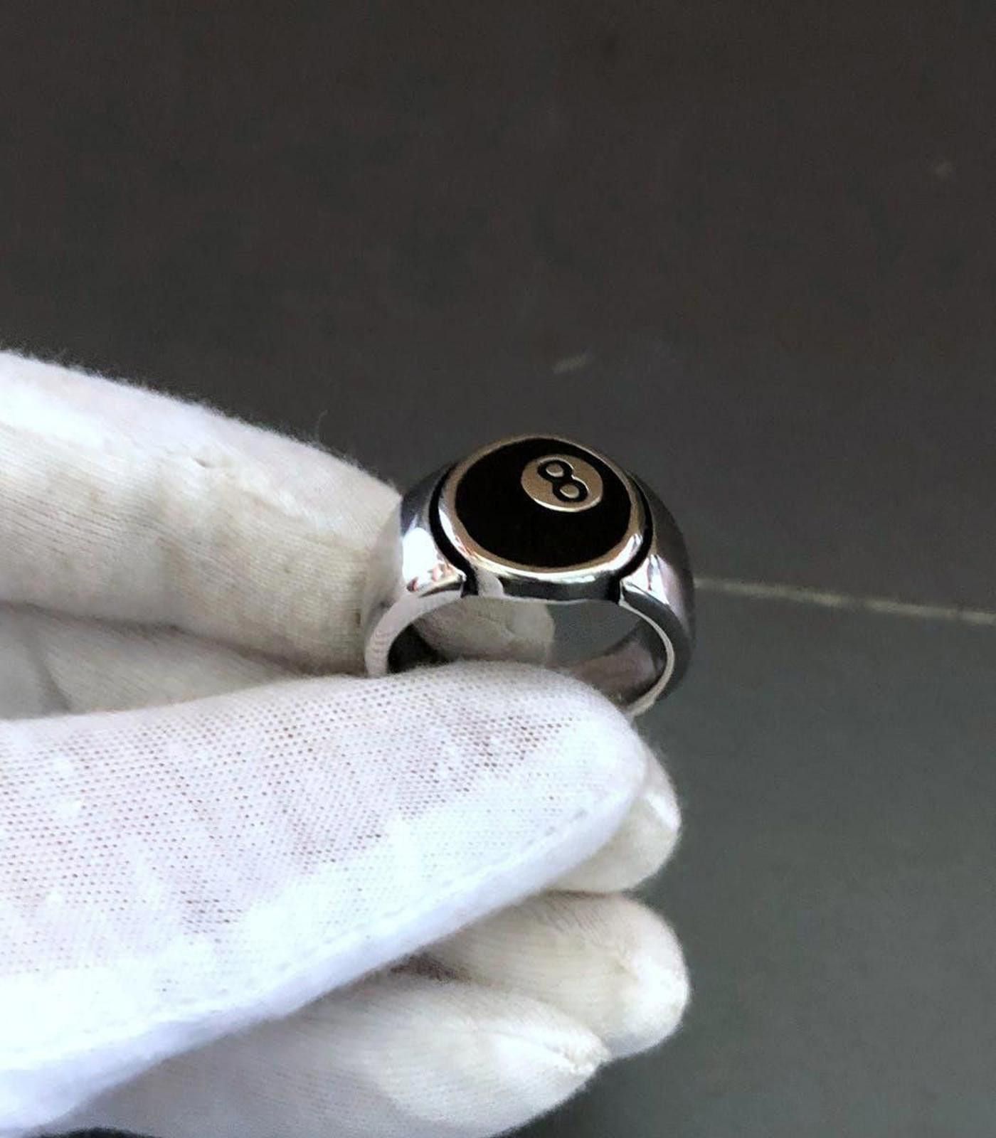 Jewelry 8 Ball Ring Size ONE SIZE - 2 Thumbnail