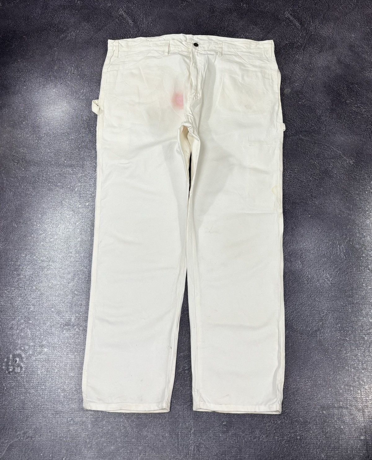 Dickies Vintage Dickies USA White Work Hype Baggy Pants Trousers Size US 44 / EU 60 - 2 Thumbnail