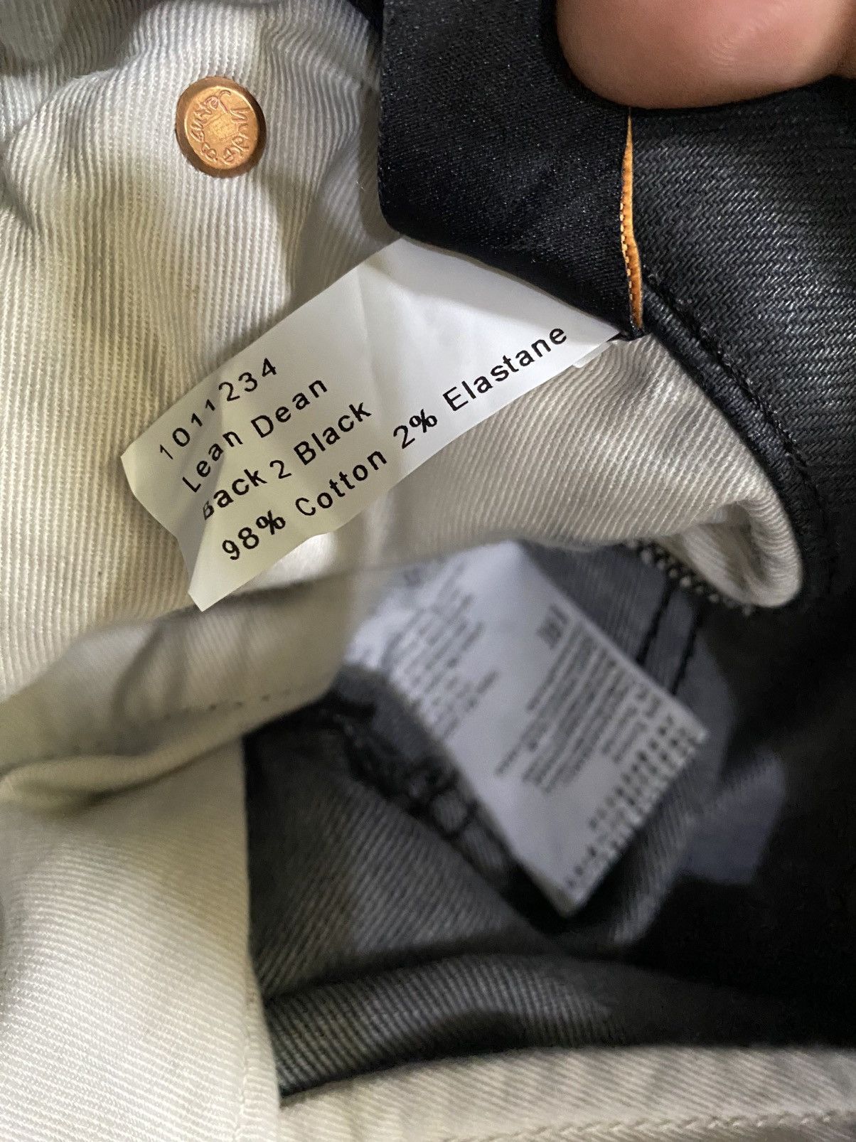 Nudie Jeans Nudie Jeans lean dean back 2 black Size US 32 / EU 48 - 4 Thumbnail