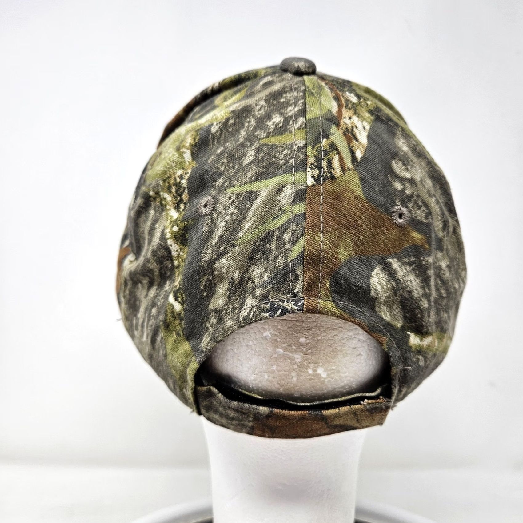 Vintage Mossy Oak Hat Cap Strap Back Green Brown Camo Obsession Hunting Mens One Size Size ONE SIZE - 5 Thumbnail