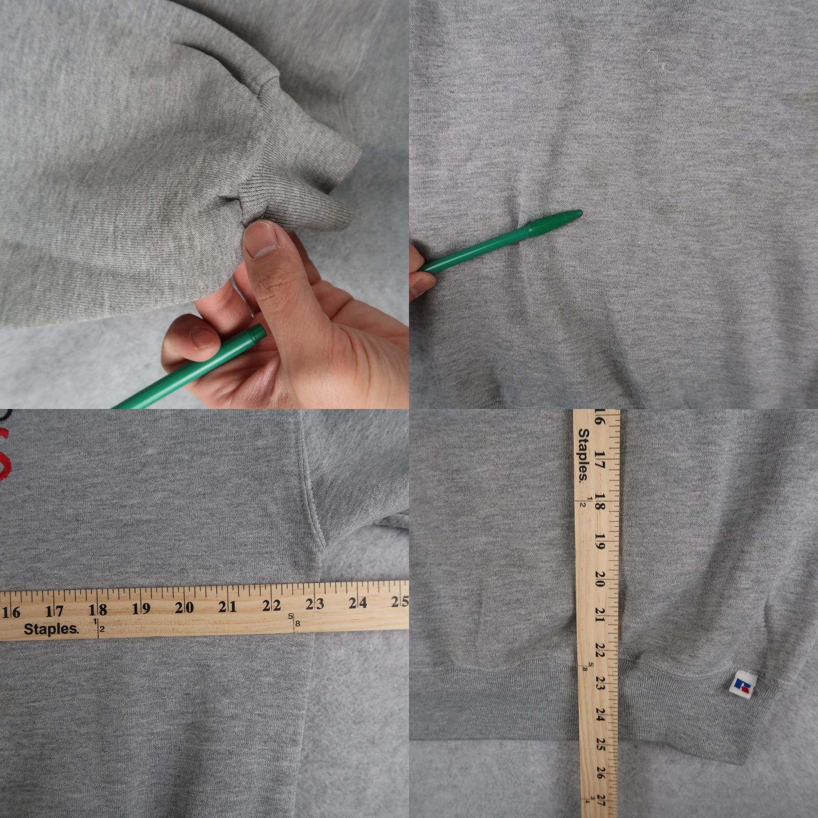 Russell Athletic VINTAGE Russell Athletic 90s Proud Marines Sweatshirt Size L Gray Graphic Print Crewneck Mens Size US L / EU 52-54 / 3 - 8 Thumbnail