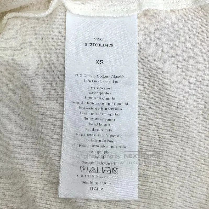 Dior Dior Lucky White Cotton T. Size XS / US 0-2 / IT 36-38 - 6 Thumbnail