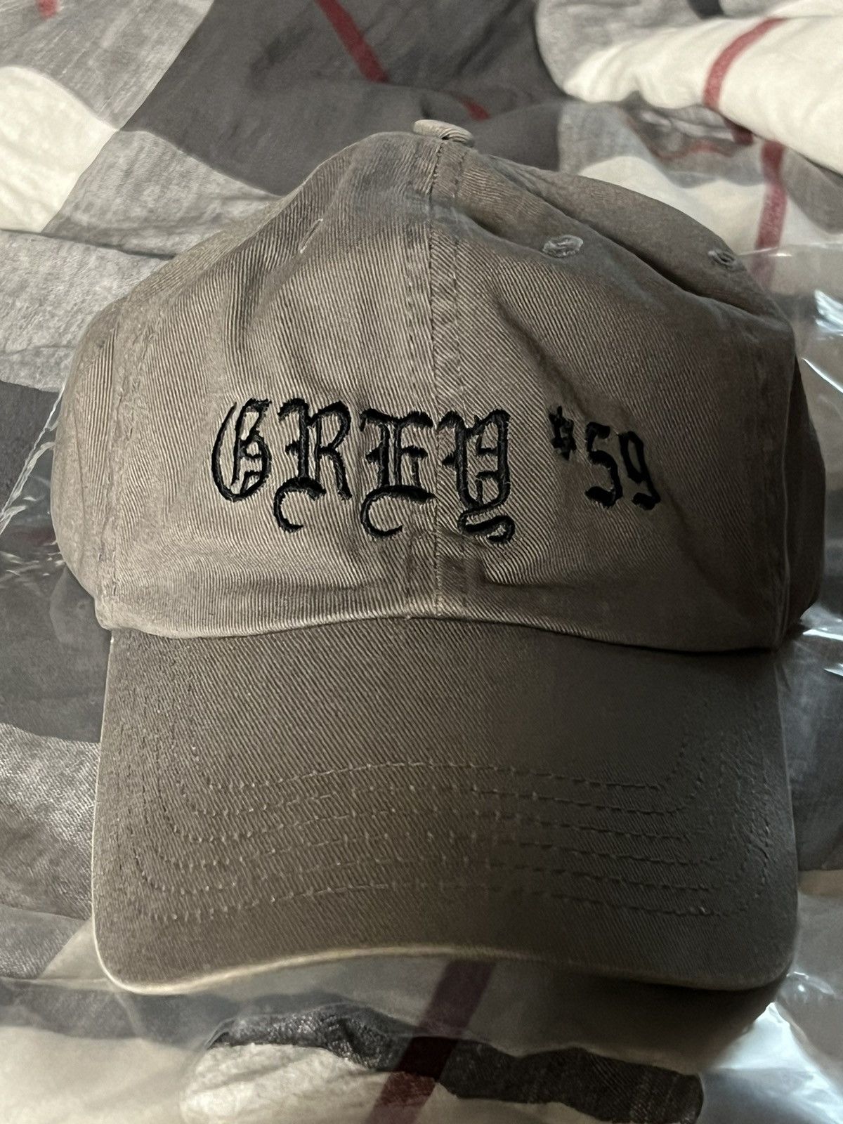 image of G59 Records x Pouya Uicideboy Merch Eternal Grey Hat, Men's