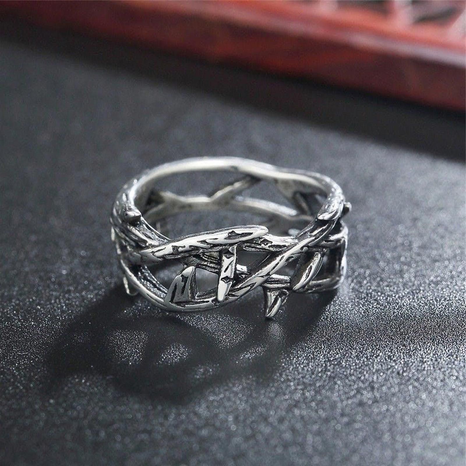 Jewelry Hollow Out Ring Size ONE SIZE - 3 Thumbnail