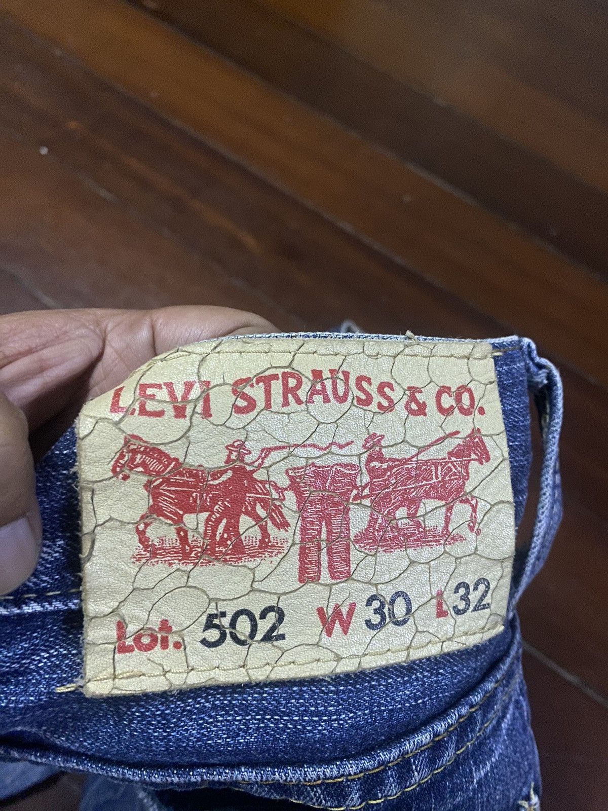 Levi's Fire 🔥 LEVIS 502 mud wash dirty distressed claw mark Size US 32 / EU 48 - 10 Thumbnail