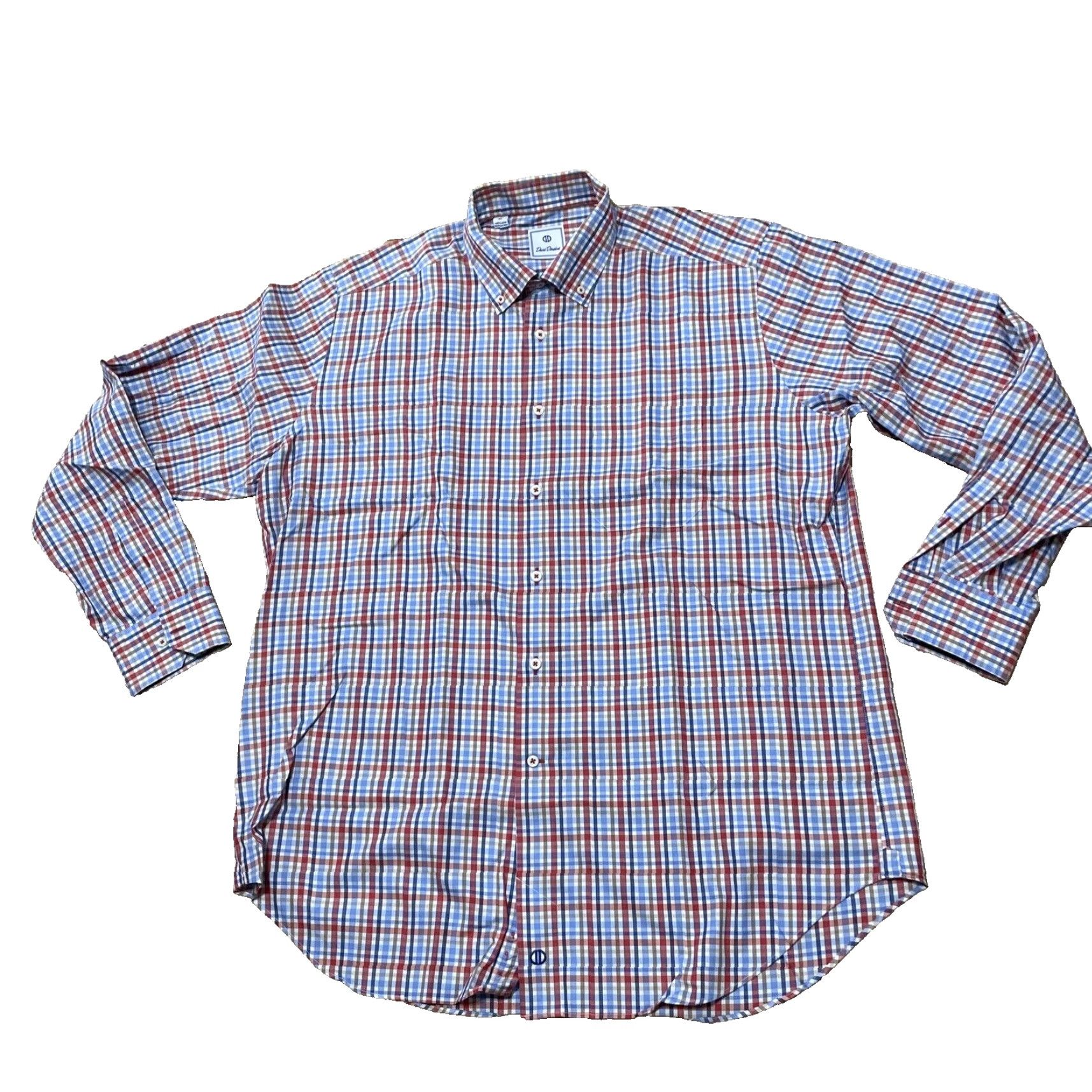 David Donahue VINTAGE David Donahue Button Shirt Men XL Plaid Business Preppy Oxford Shirt Size US XL / EU 56 / 4 - 3 Thumbnail