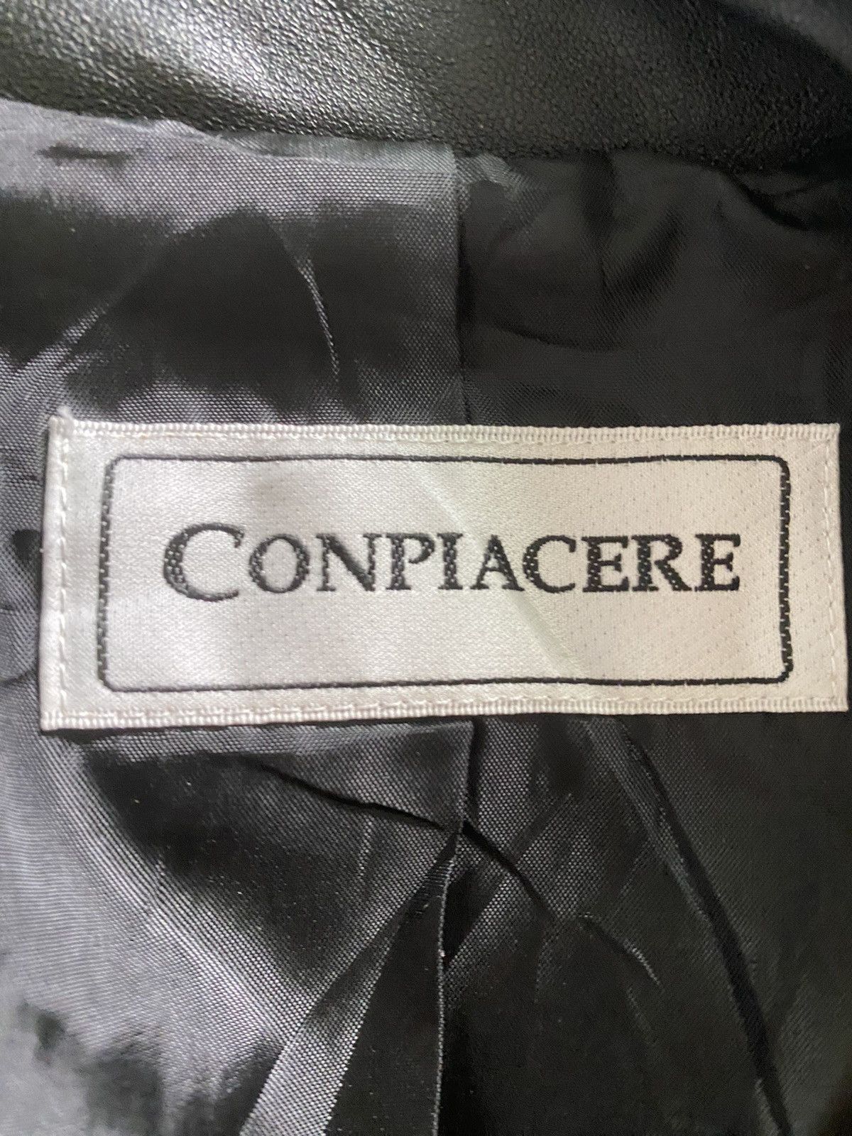 If Six Was Nine Leather Jacket CONPIACERE Design Punk zipper malcom X style Size US M / EU 48-50 / 2 - 12 Thumbnail