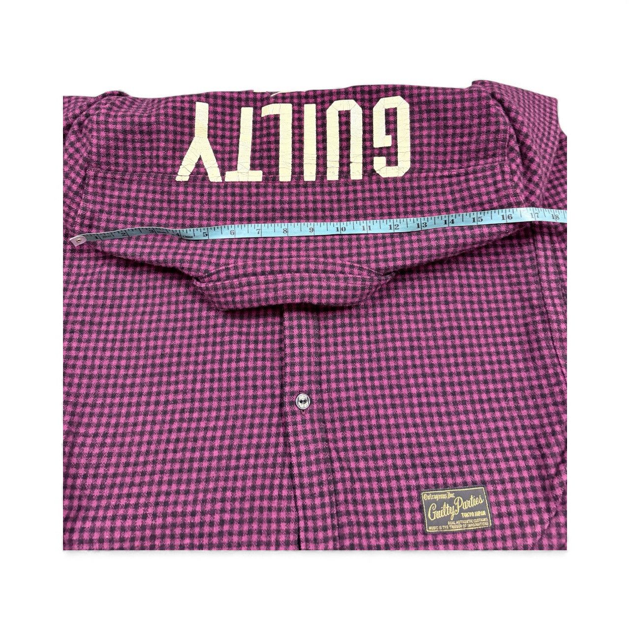 Wacko Maria Wacko Maria Guilty Parties Painted Houndstooth Flannel Red Size US M / EU 48-50 / 2 - 12 Thumbnail