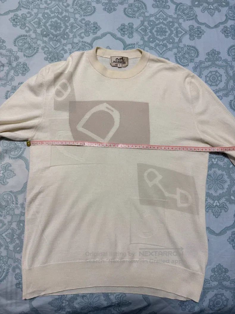 Hermes Hermes Cashmere Sweater, 80% Cashmere + 20% Mulberry Silk, Size M / US 6-8 / IT 42-44 - 4 Thumbnail