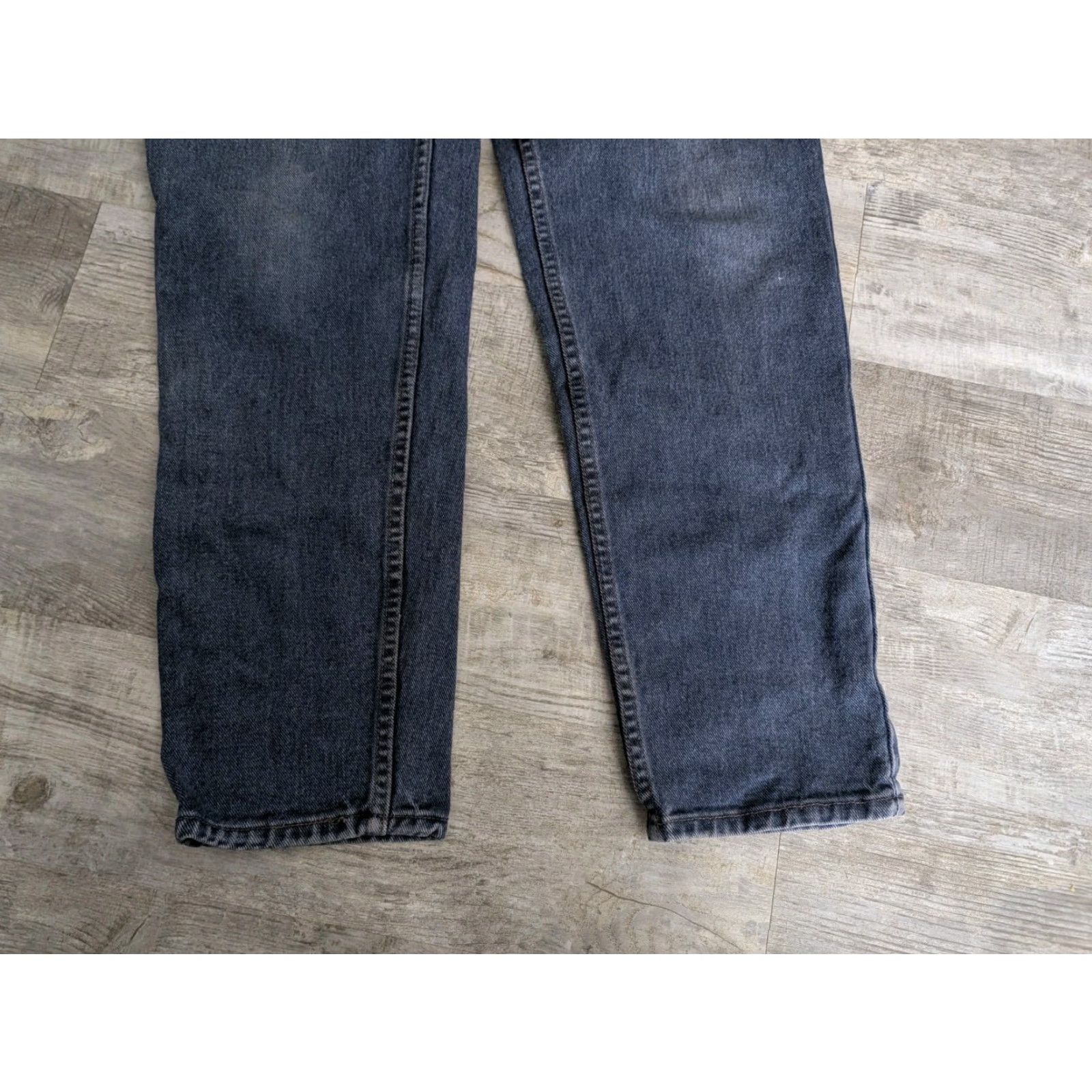 Levi's VINTAGE Levi’s Jeans 550 1993 34x34 Navy Blue USA Made Relaxed Fit 90s Preppy Retro 5-Pocket Men Size US 34 / EU 50 - 2 Thumbnail