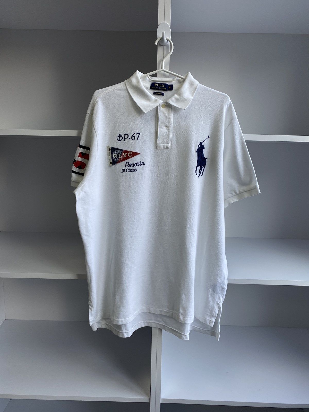 Polo Ralph Lauren × Vintage Vintage Polo Ralph Lauren Polo tee Size US XL / EU 56 / 4 - 2 Thumbnail
