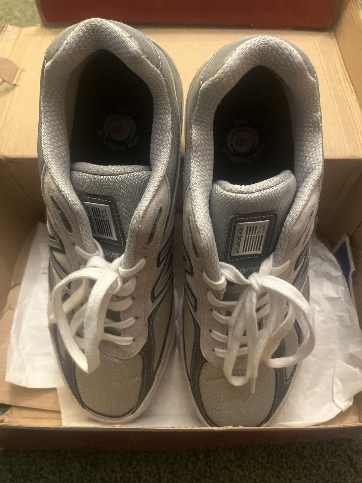 New Balance New Balance 990v4 2016 Size 10.5 Grey/Castlerock Size US 10.5 / EU 43-44 - 7 Thumbnail