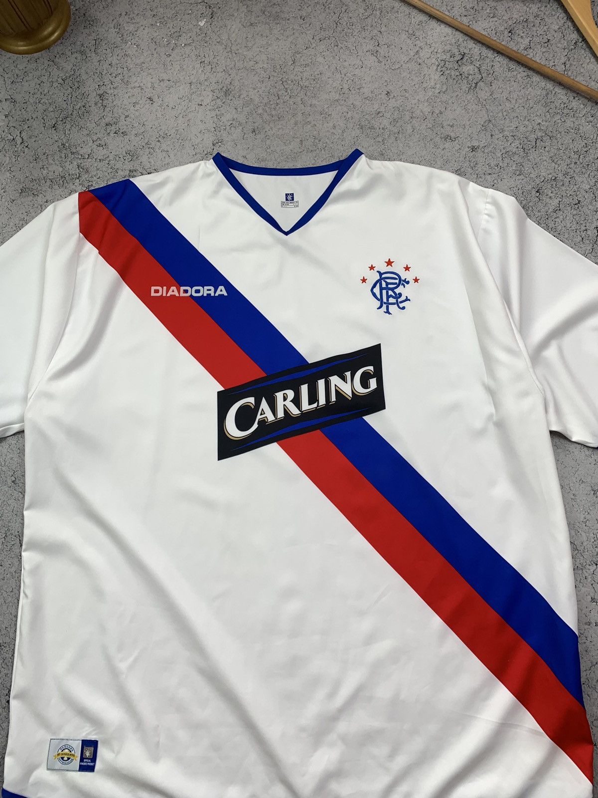 Diadora Glasgow Rangers 2004-05 Vintage Diadora Away Jersey Size XXL Size US XXL / EU 58 / 5 - 2 Thumbnail