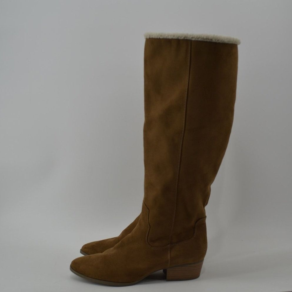 Other ANA Arden Brown Boots Knee High Winter Faux Suede Size 11 Size US 11 / IT 41 - 12 Thumbnail