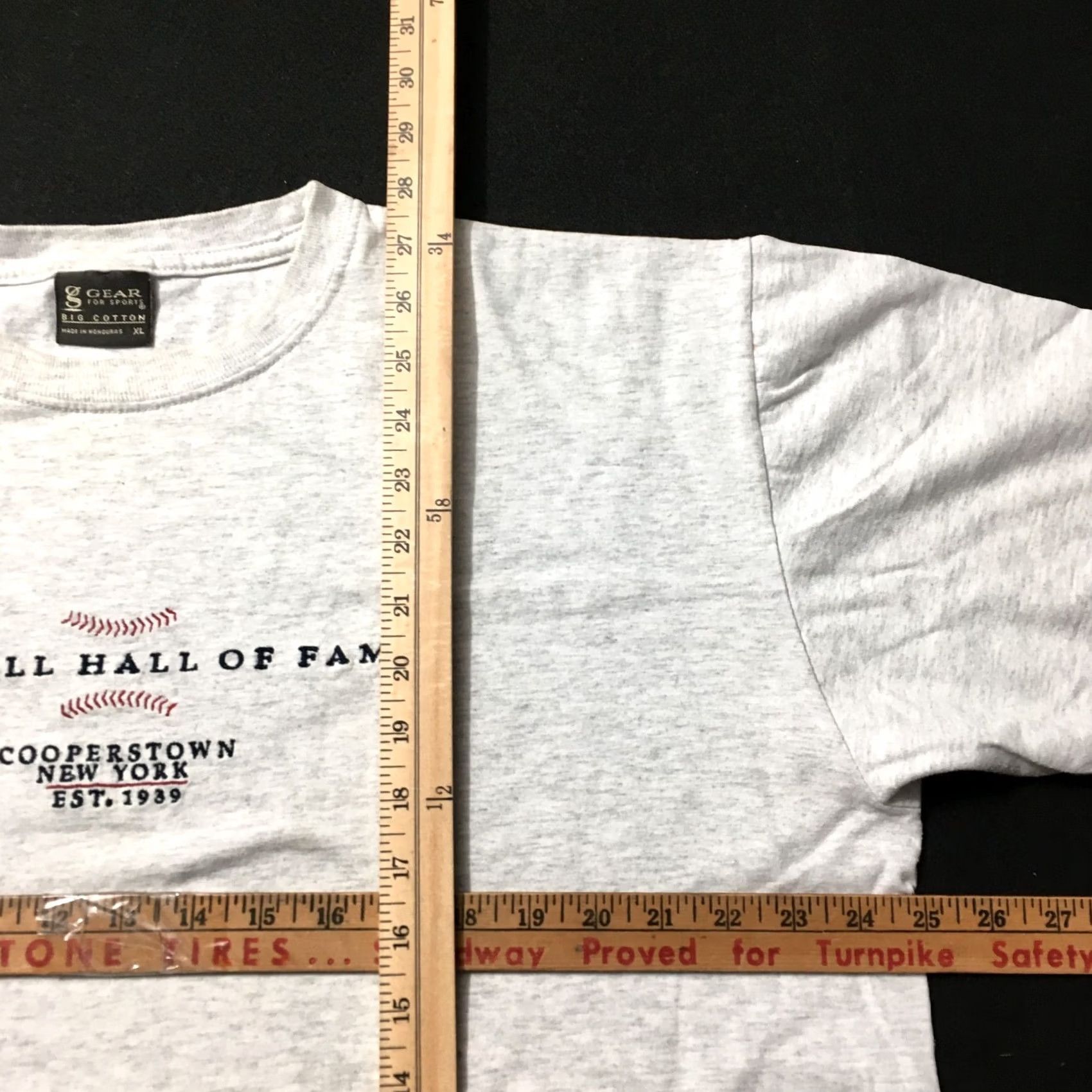 Vintage VINTAGE COOPERSTOWN Baseball Hall of Fame Induction T-Shirt XL 1990'S Size US XL / EU 56 / 4 - 4 Thumbnail