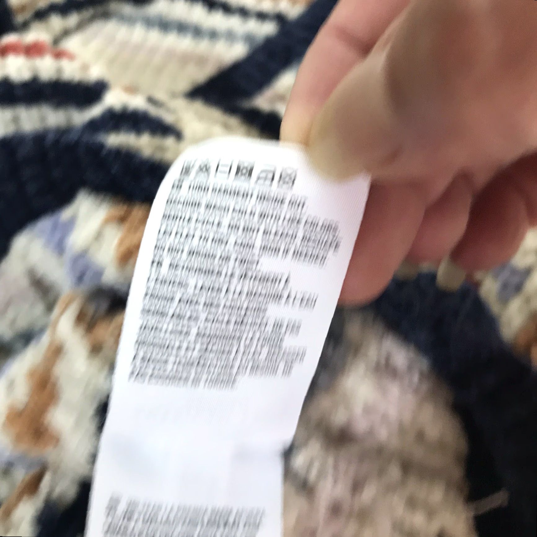 American Eagle Outfitters American Eagle Womens Pullover Sweater Cropped V-Neck Long Sleeve XL Multicolor Knit Casual Fall Winter Size XL / US 12-14 / IT 48-50 - 5 Thumbnail