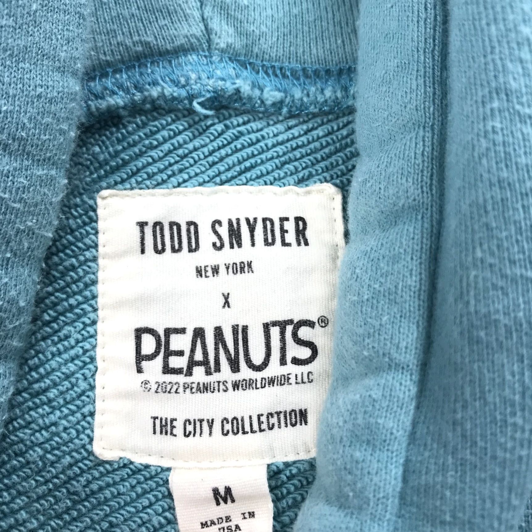 Todd Snyder Todd Snyder Hoodie Mens Medium Blue Snoopy Peanuts Sweatshirt USA RARE Size US M / EU 48-50 / 2 - 5 Thumbnail