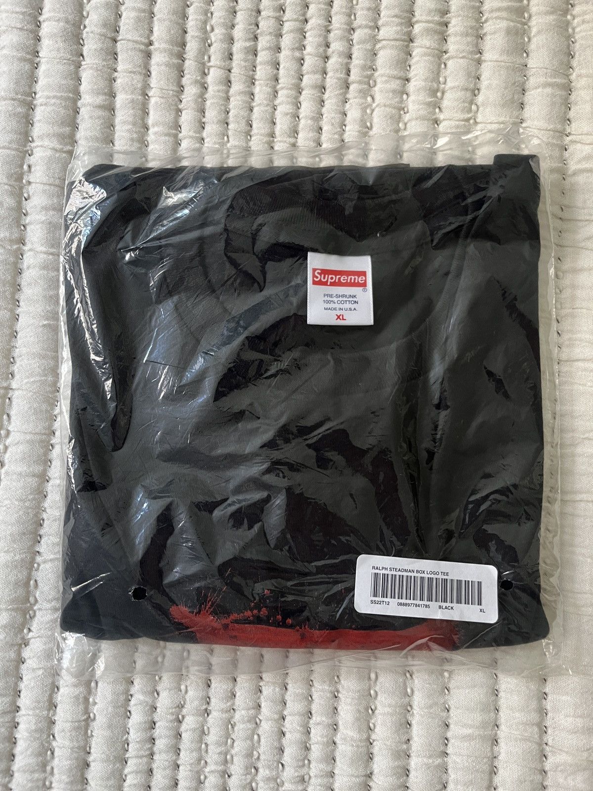 Supreme Supreme X Ralph Steadman Box Logo Tee - Black Size US XL / EU 56 / 4 - 1 Thumbnail